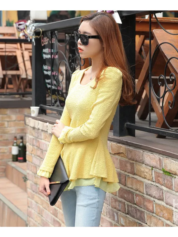 perfectly posh peplum shirt