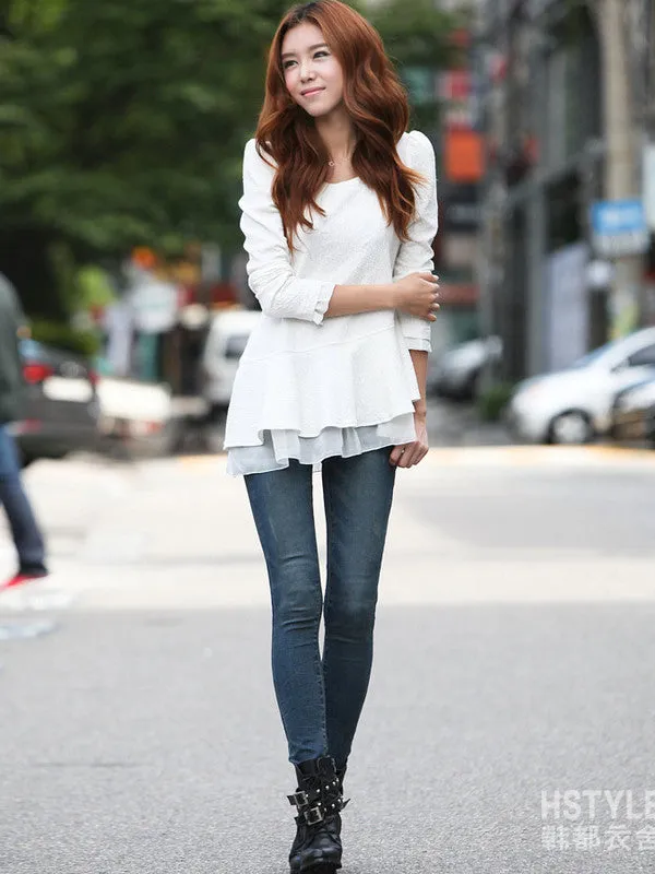 perfectly posh peplum shirt
