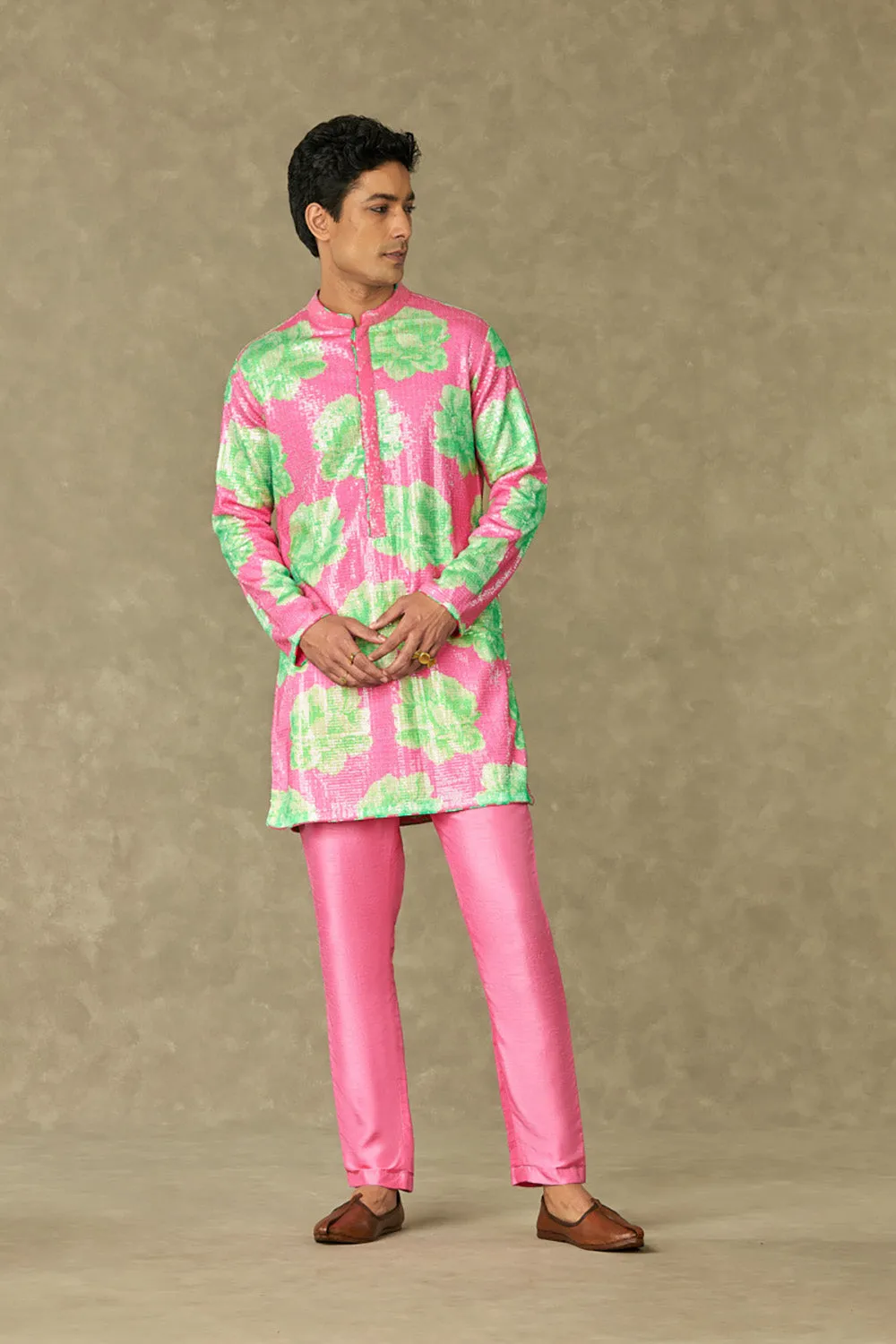 Pink Nurvi Sitara Sequin