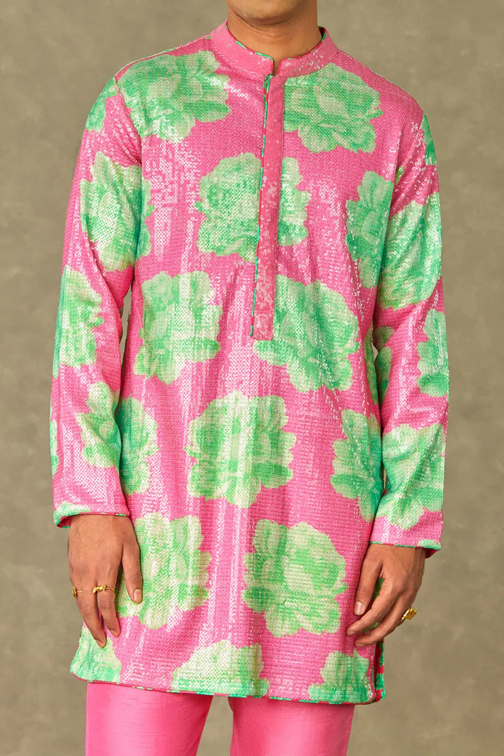 Pink Nurvi Sitara Sequin