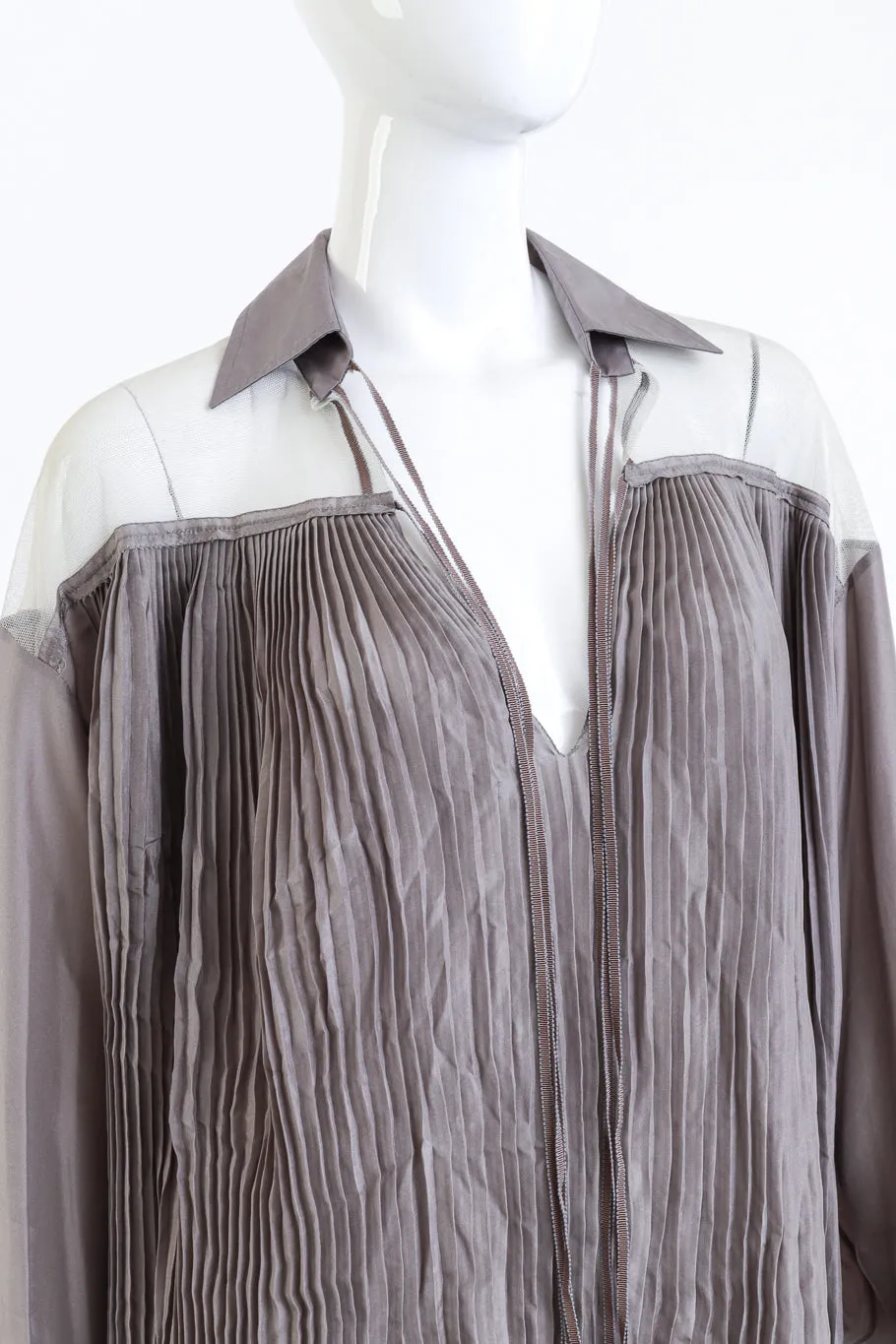 Pleated Mesh Tent Top