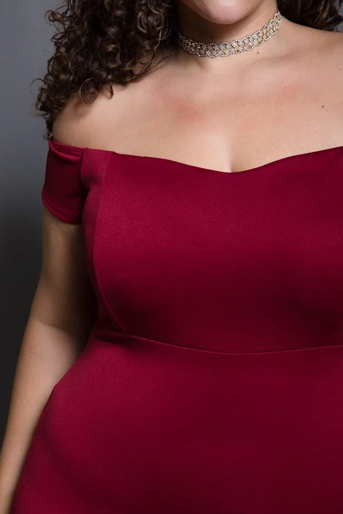 Plus Size Sweetheart Mermaid Maxi Bodycon Dress [SALE]