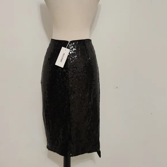 PNKELEPHANT Black Sequin Skirt