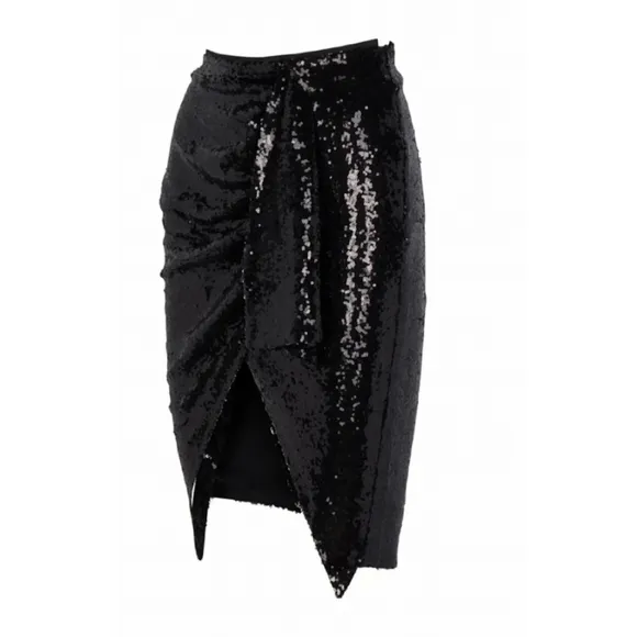 PNKELEPHANT Black Sequin Skirt