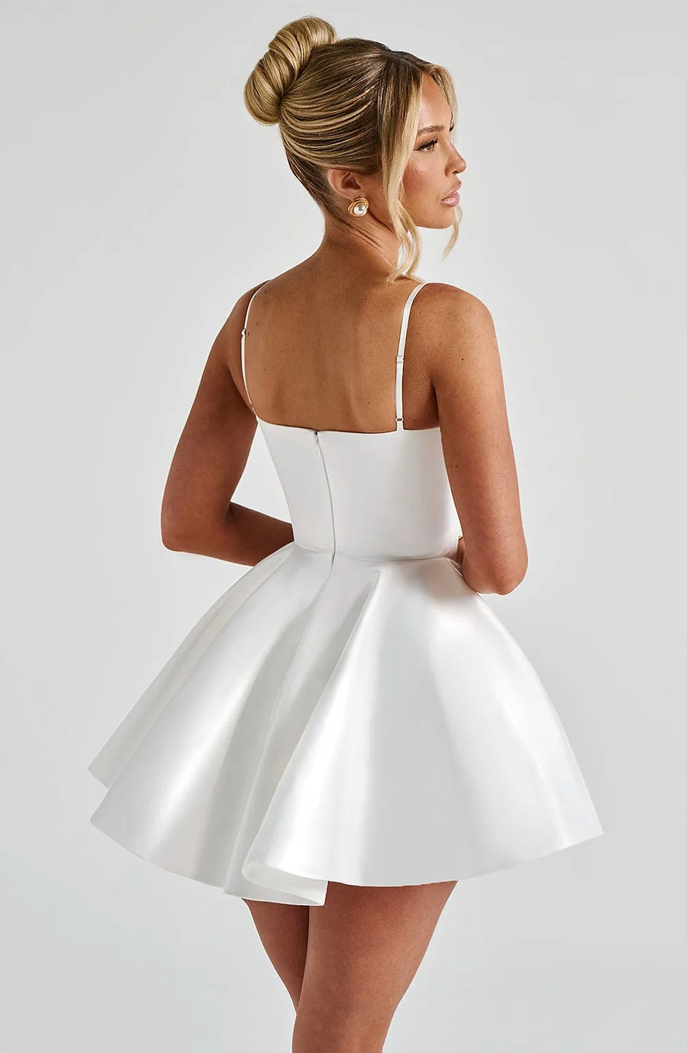 Poppy Mini Dress - Ivory