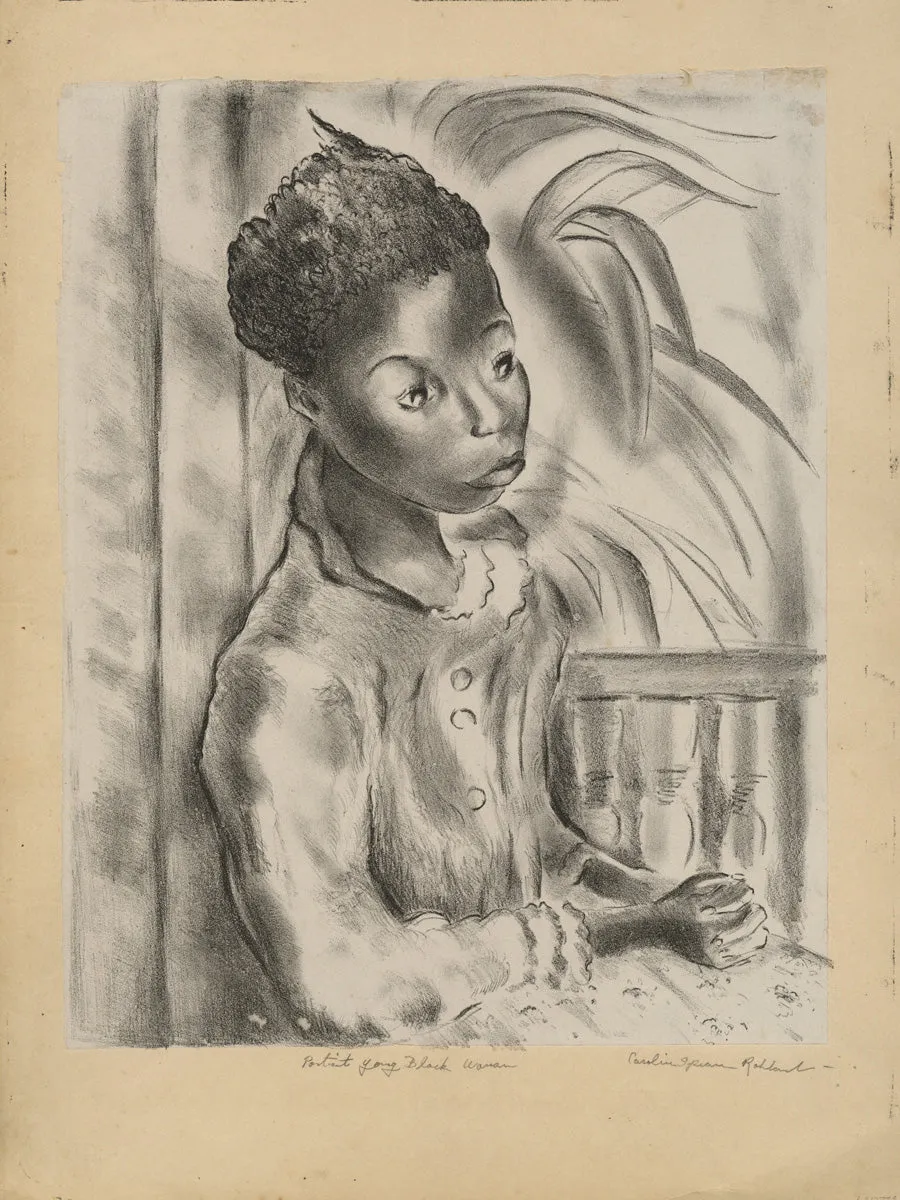 Portrait of a Young Black Woman