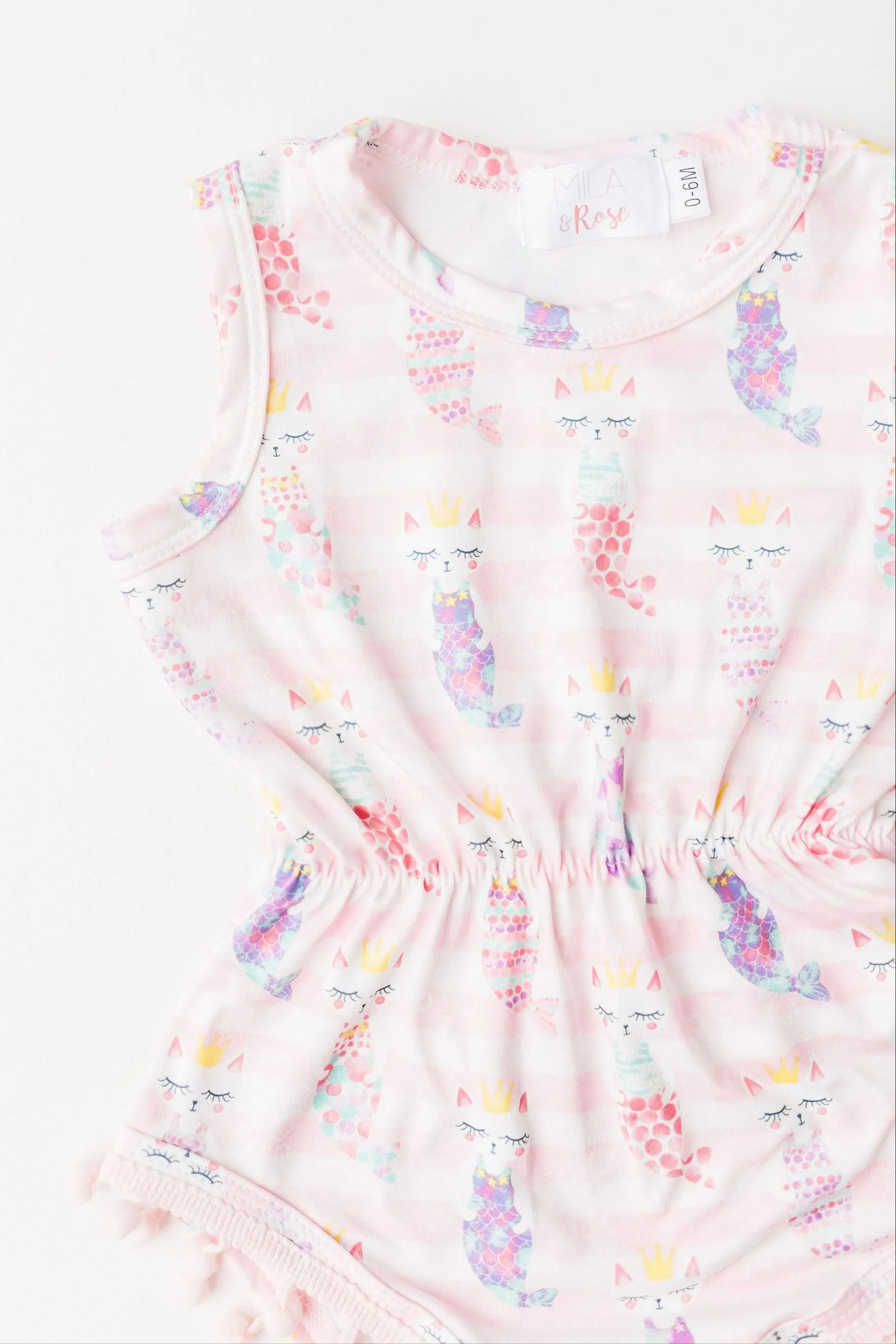 Purr-maid Pom Pom Romper
