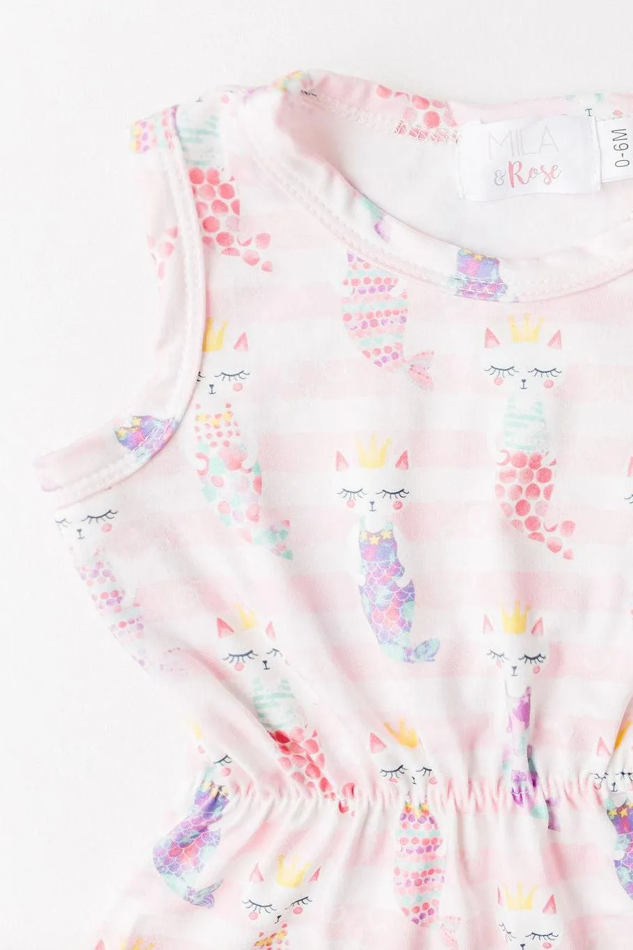 Purr-maid Pom Pom Romper
