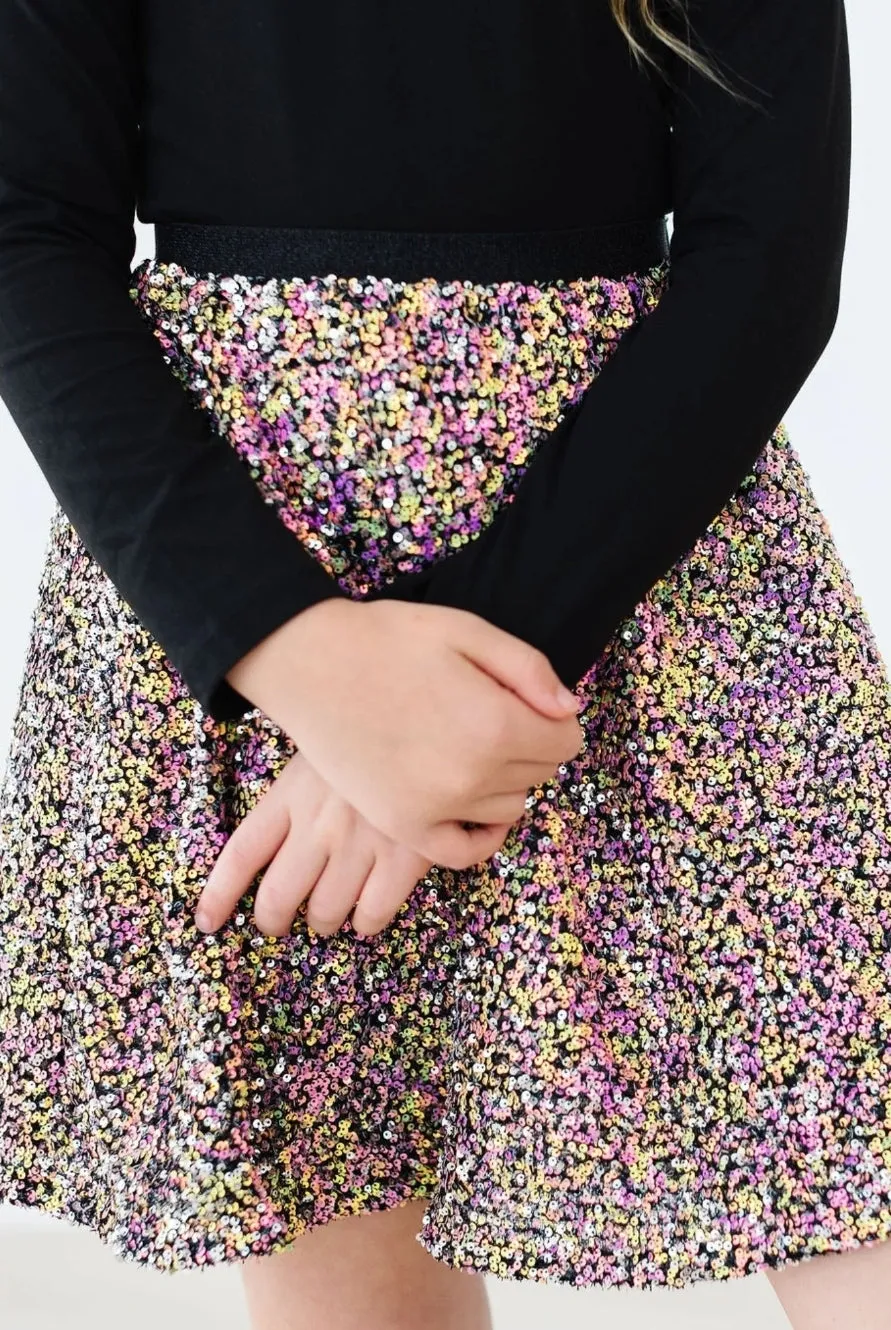 Rainbow Glitter Skirt