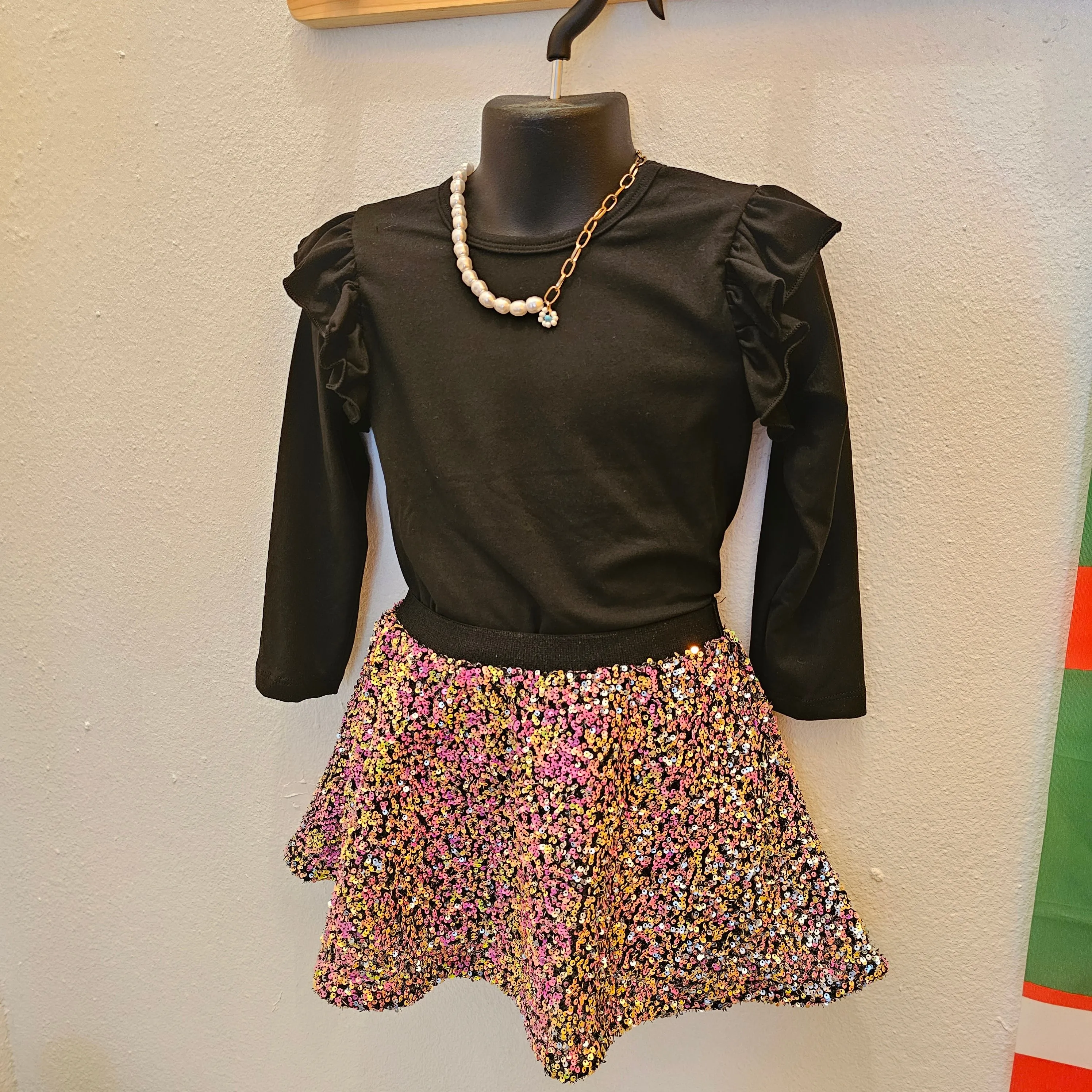 Rainbow Glitter Skirt