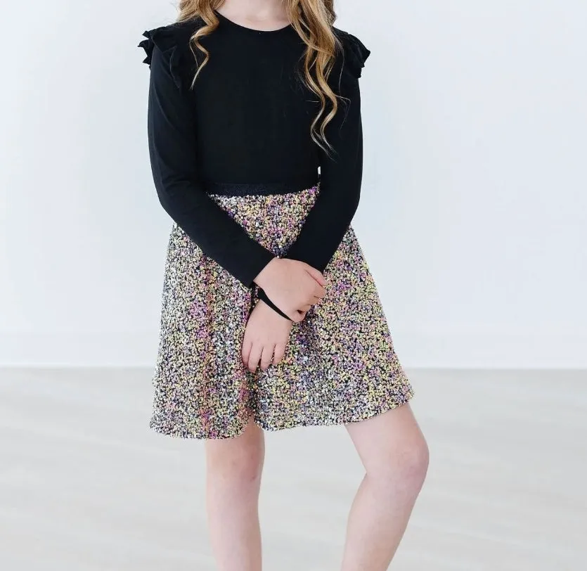 Rainbow Glitter Skirt