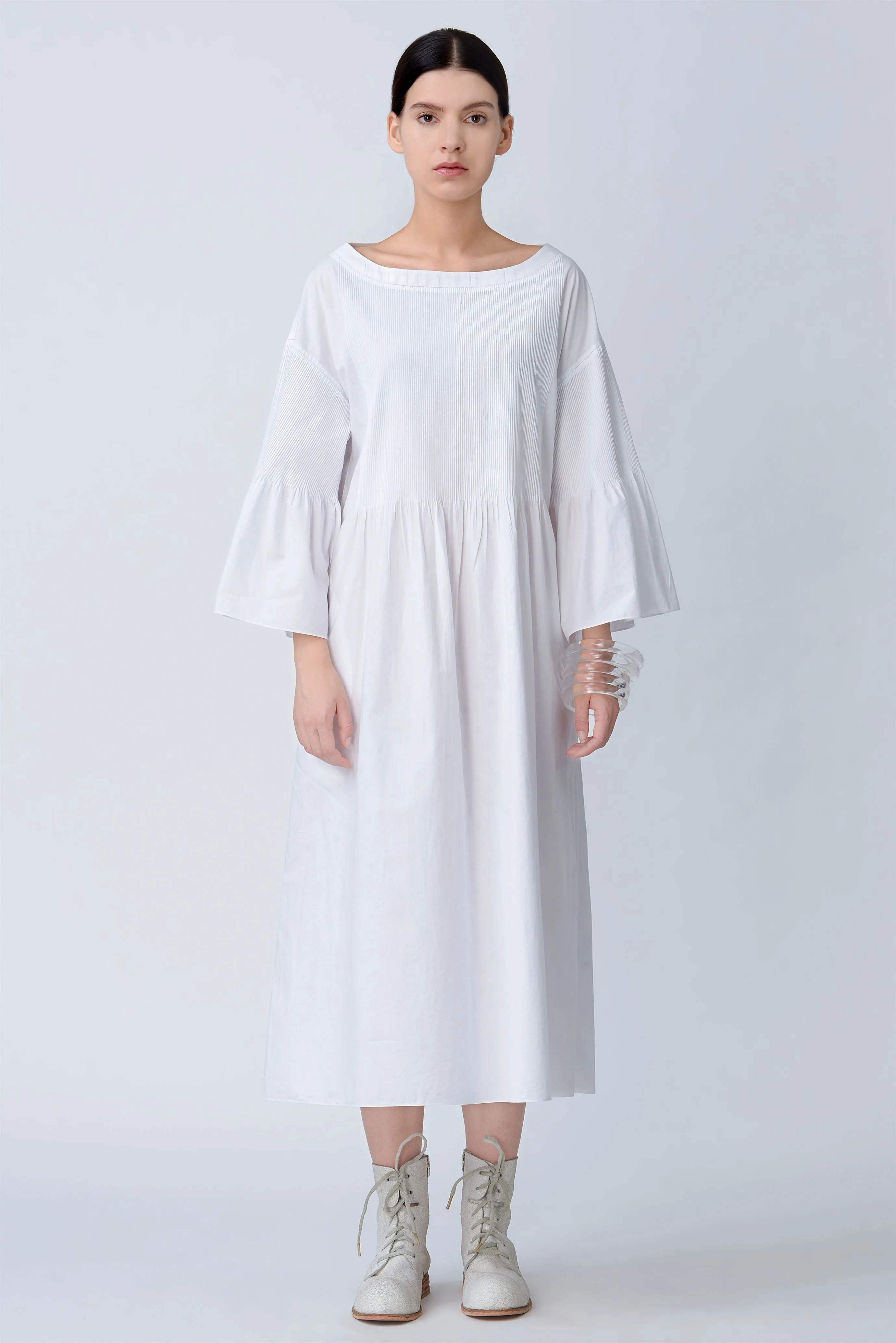 Rajesh Pratap Singh   I   Bayla peplum dress   White  4BP-84 W  Women classic collection