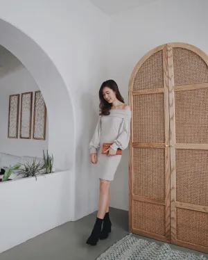 Rebecca Off Shoulder Knit Dress