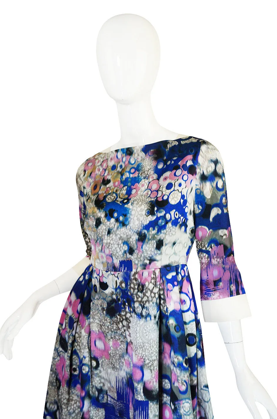 Recent Erdem Custom Fabric Silk Watercolor Dress