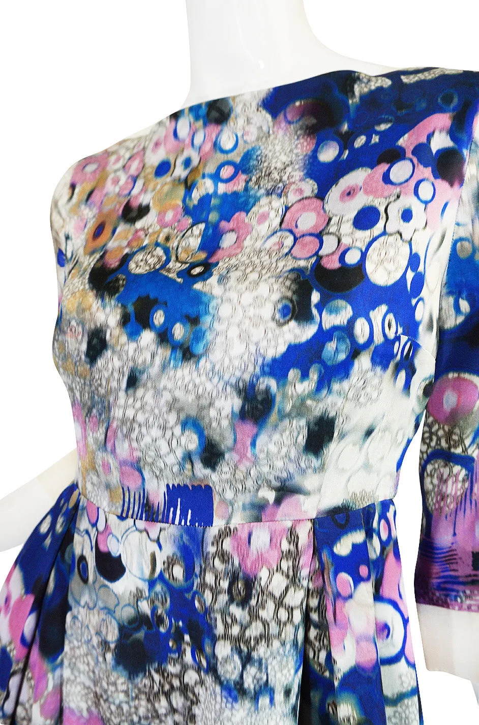 Recent Erdem Custom Fabric Silk Watercolor Dress