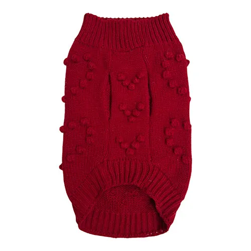 Red Velvet Dog Sweater