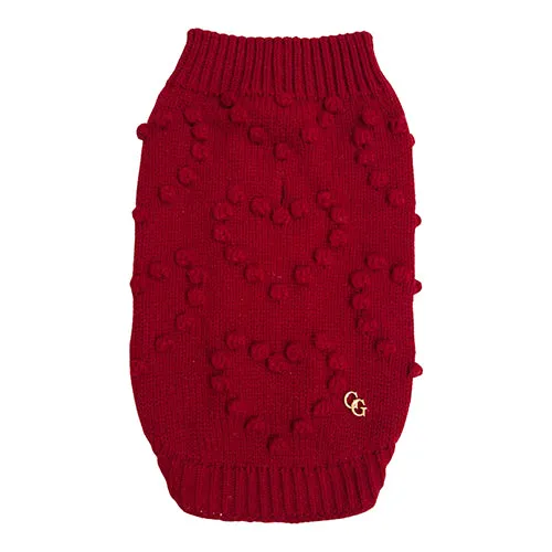 Red Velvet Dog Sweater