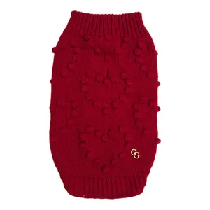 Red Velvet Dog Sweater