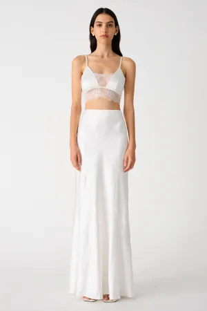 REGINA SATIN SKIRT