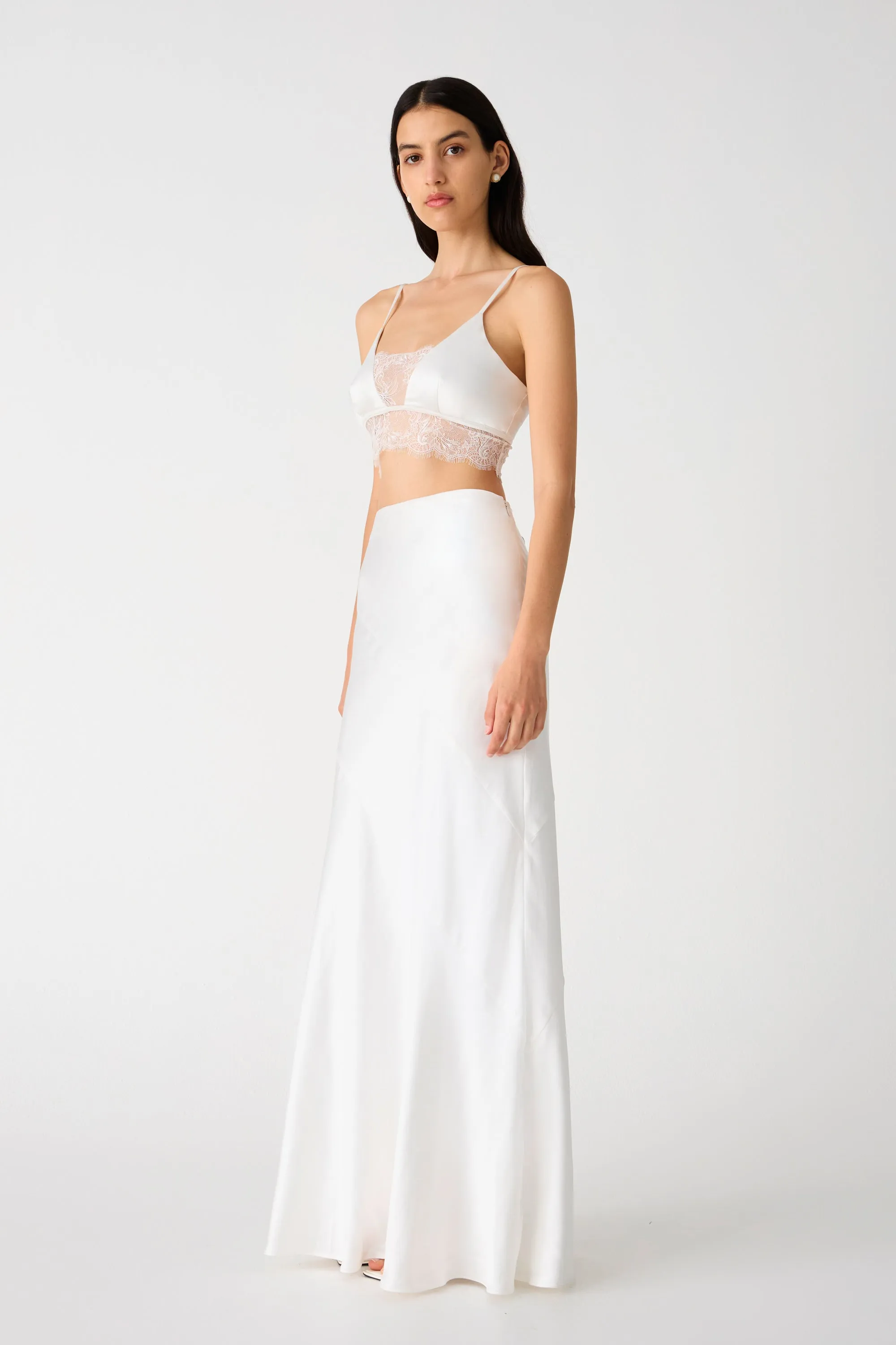 REGINA SATIN SKIRT