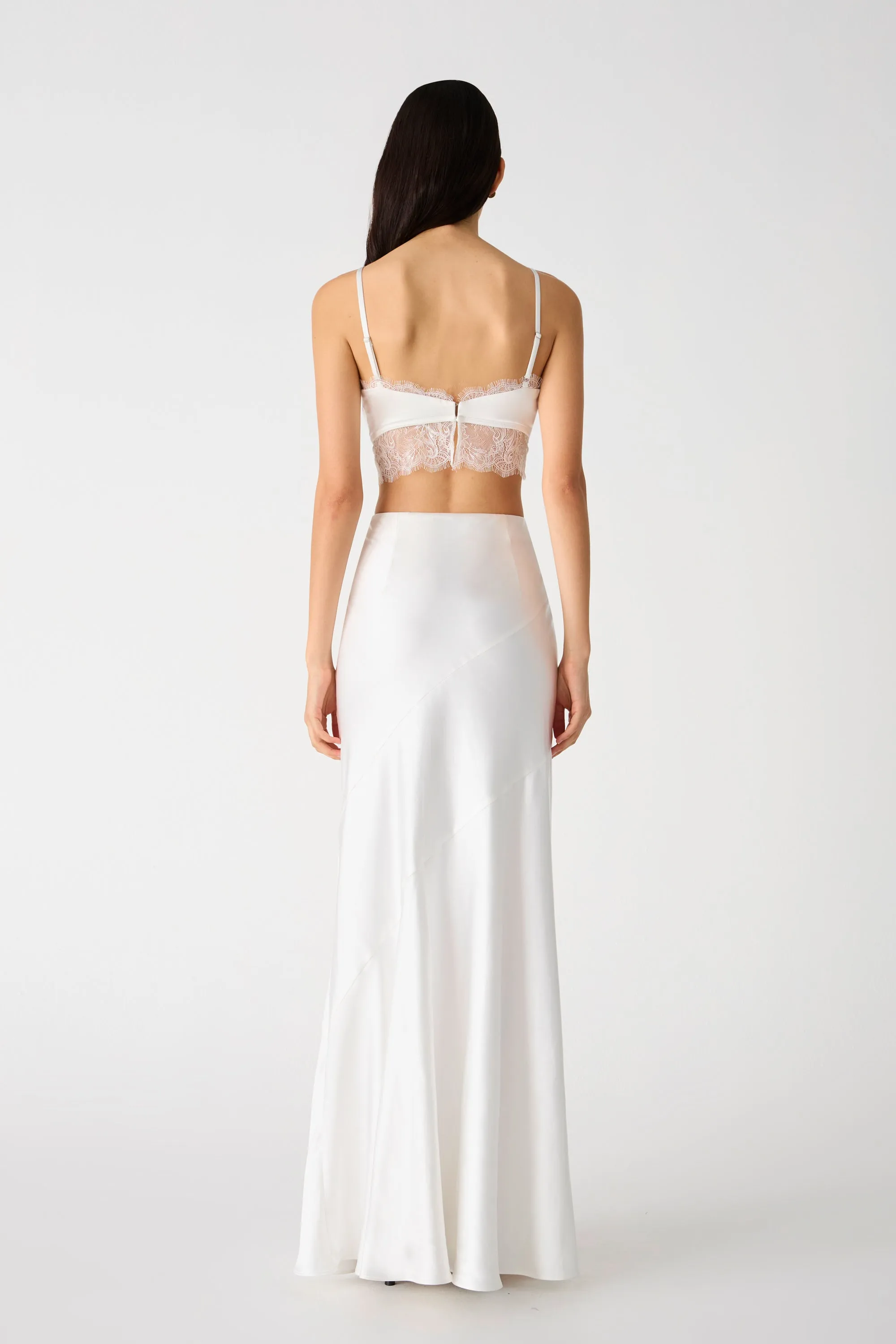 REGINA SATIN SKIRT