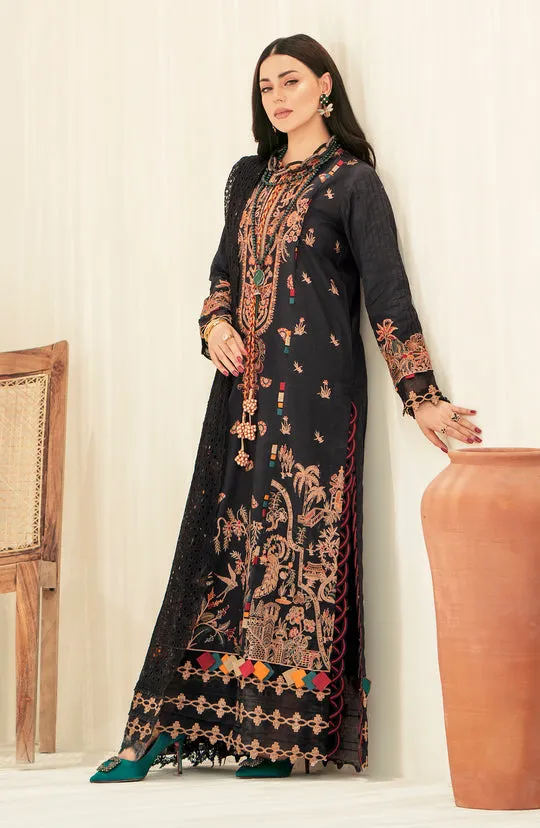 Rich Mystique Embroidered Pakistani Salwar Kameez with Dupatta
