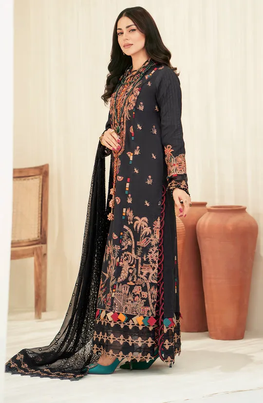 Rich Mystique Embroidered Pakistani Salwar Kameez with Dupatta