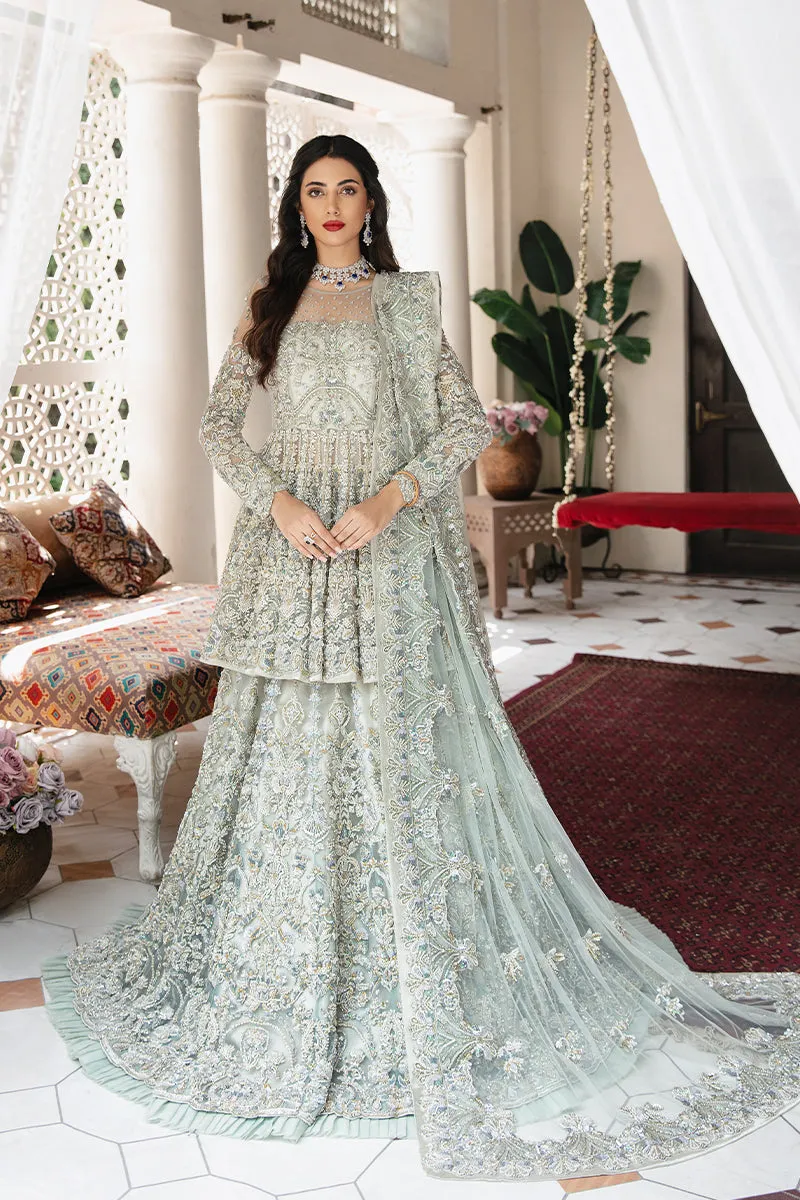 Royal Peplum Lehenga Dupatta Bridal Dress Pakistani