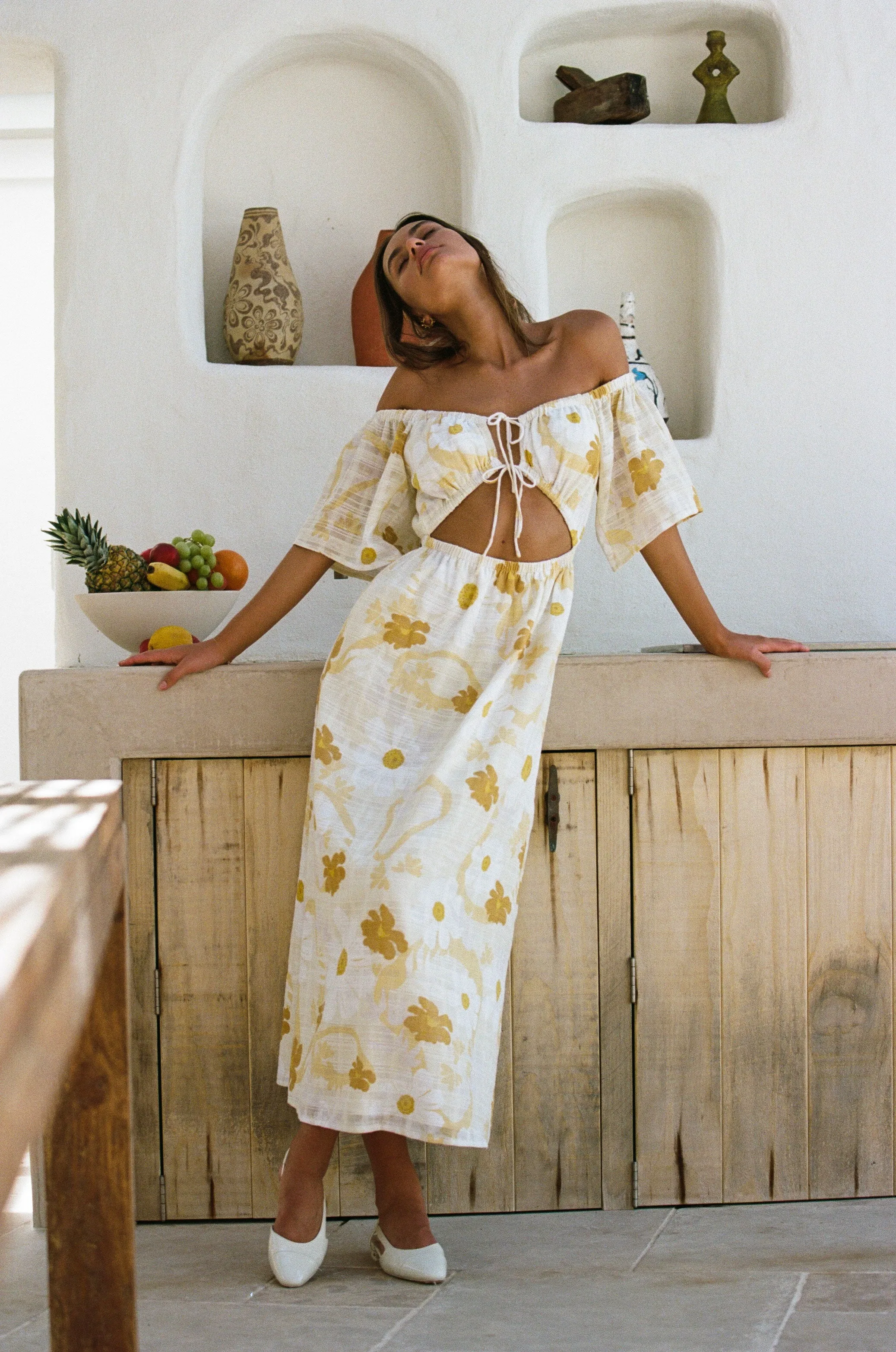 SAMPLE-Off Shoulder Nalu Dress