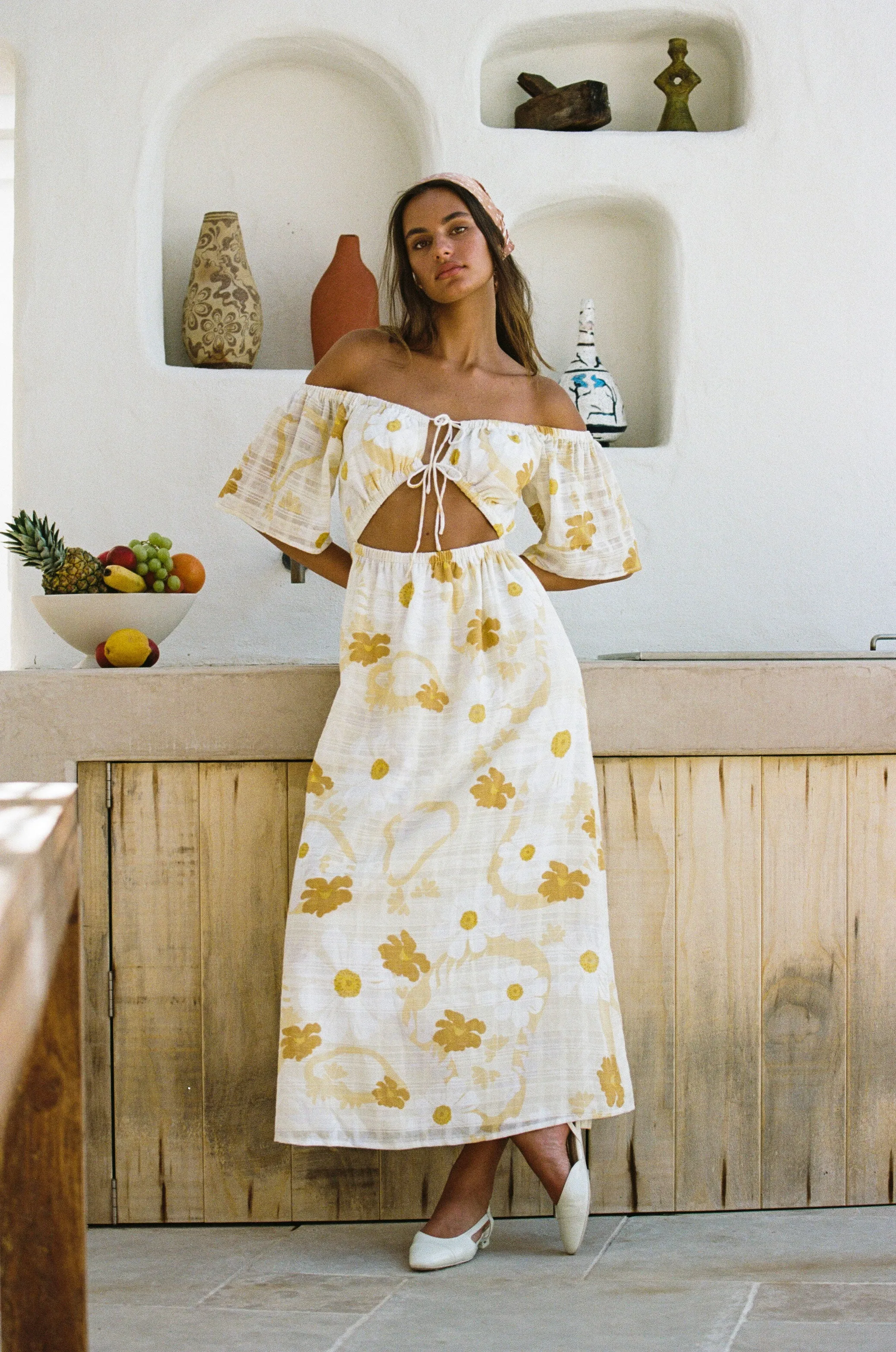 SAMPLE-Off Shoulder Nalu Dress