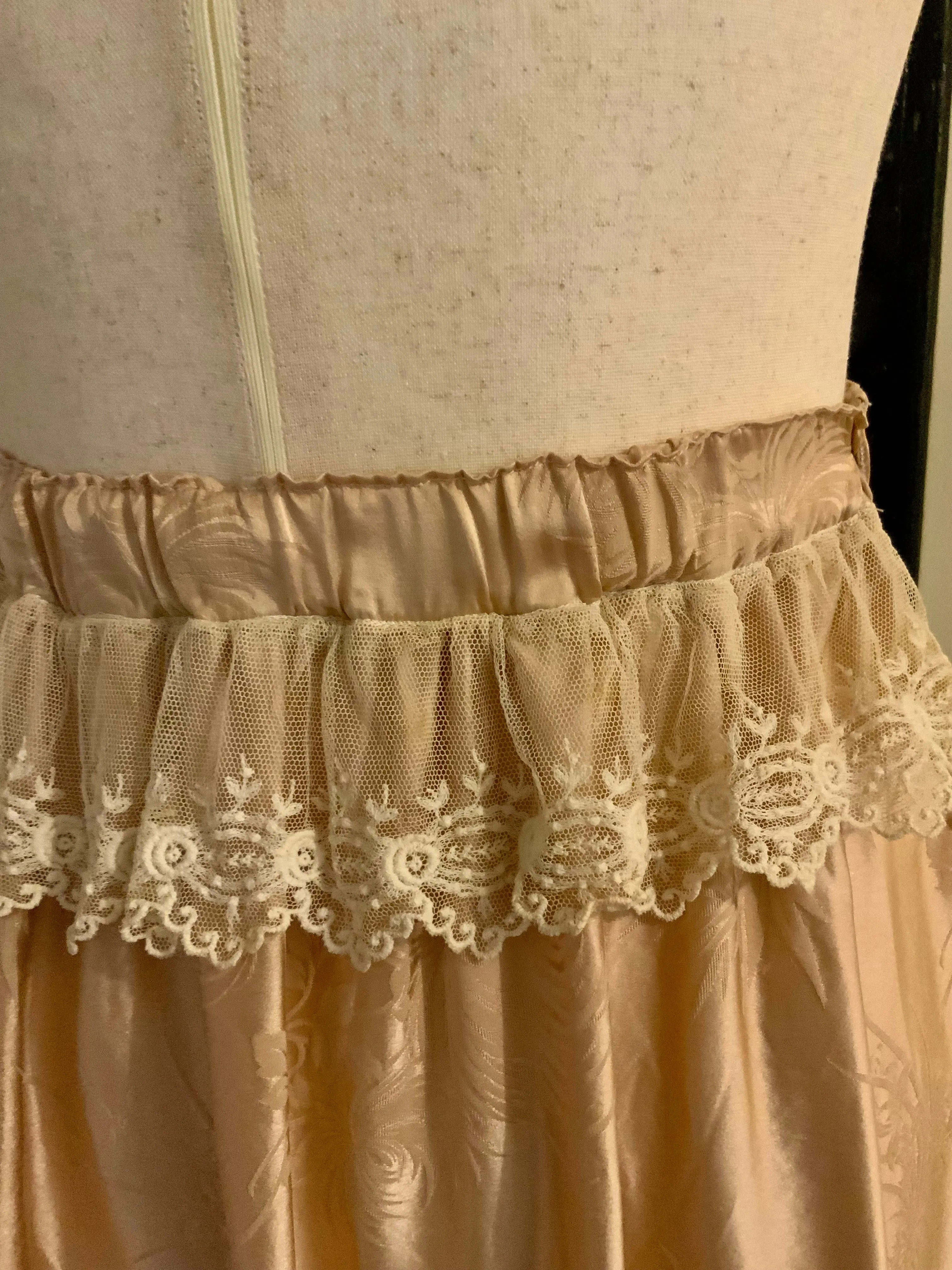 Satin Lace Skirt - 20s - 20W