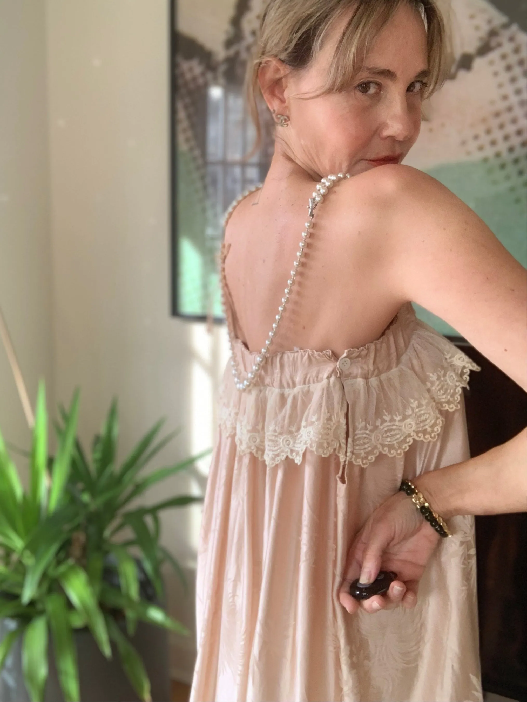 Satin Lace Skirt - 20s - 20W