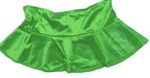 Satin Mini Skirt - Green