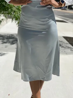 Satin skirt 1