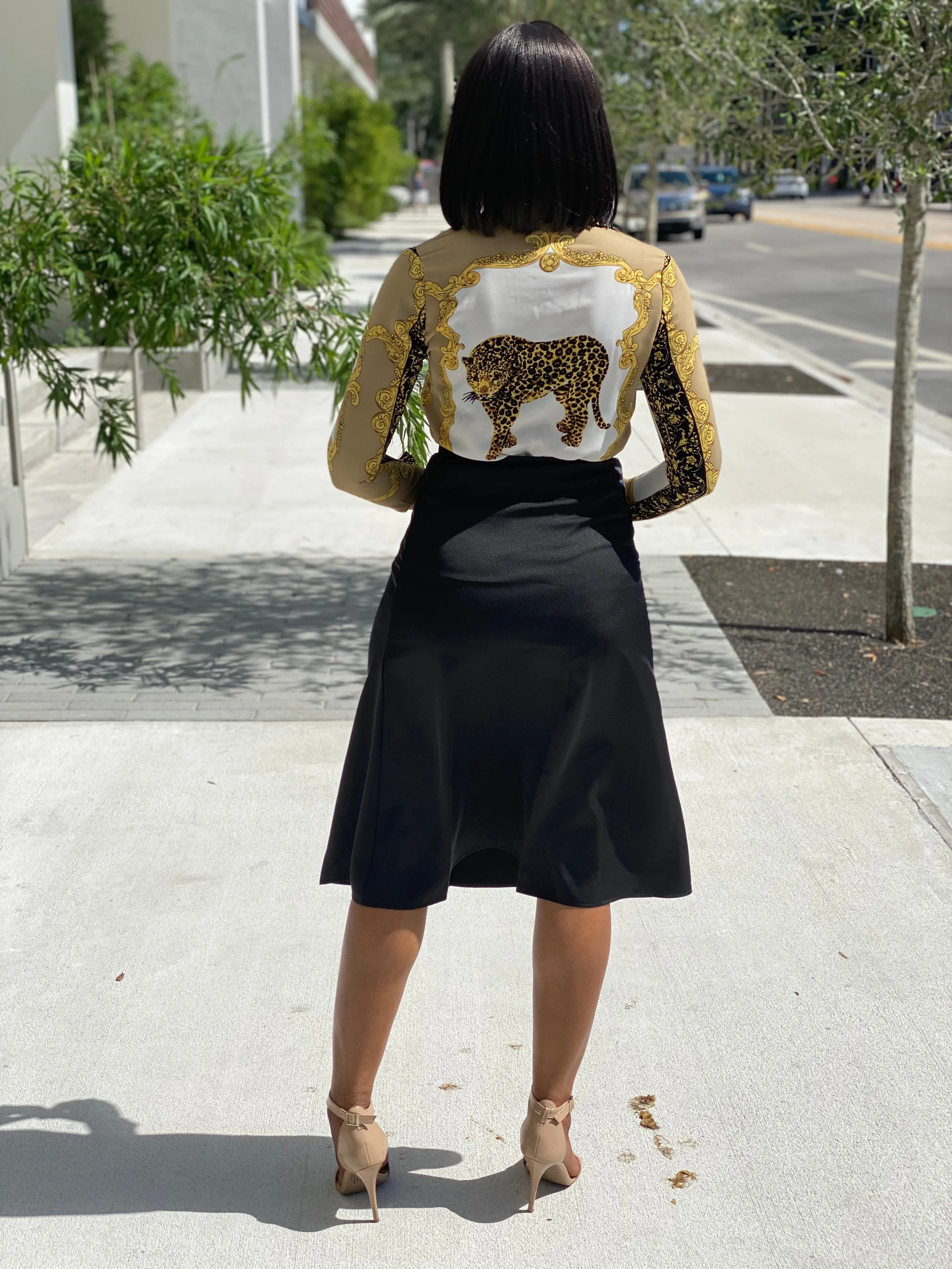 Satin skirt 2