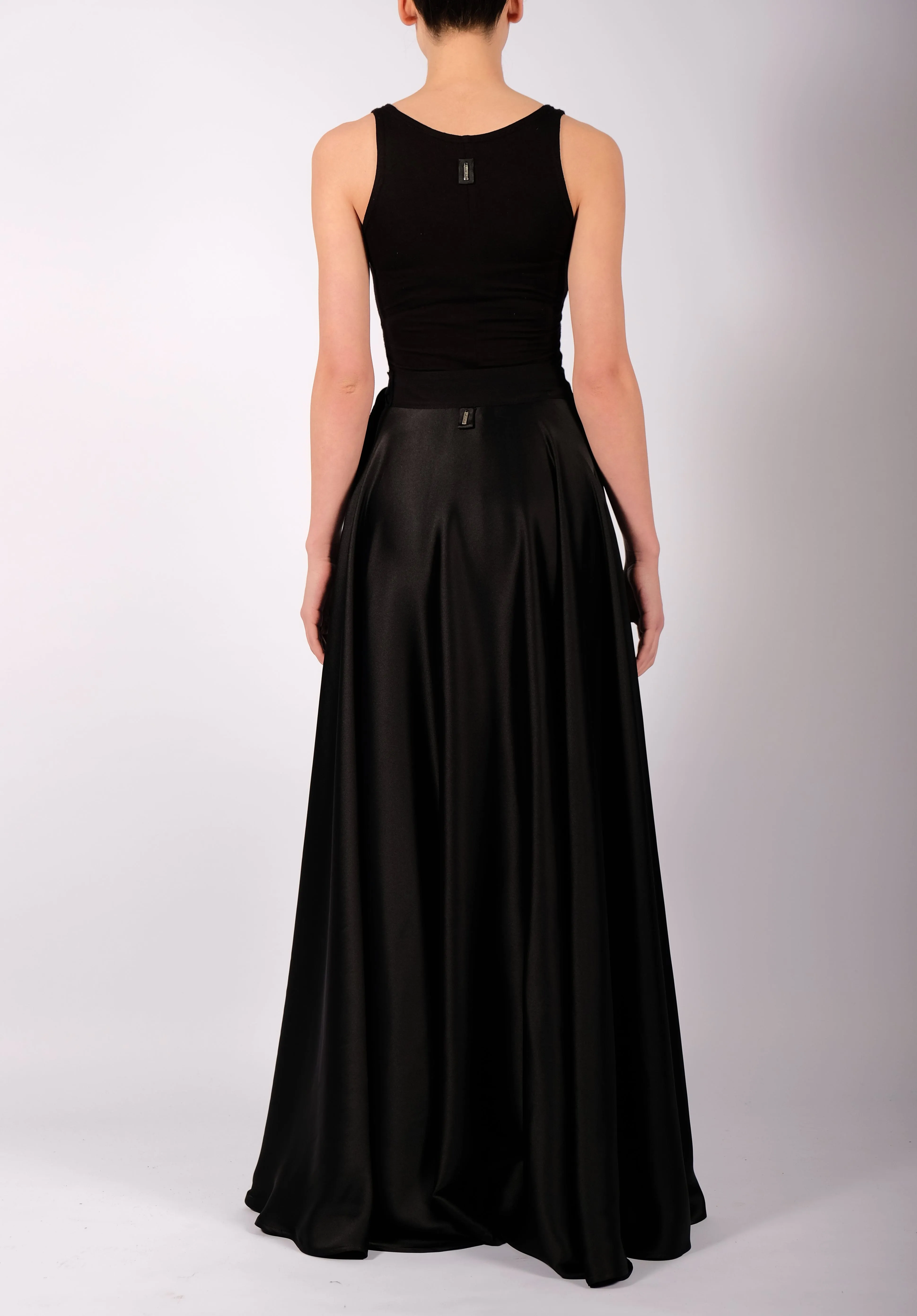 Satin Skirt Maxi