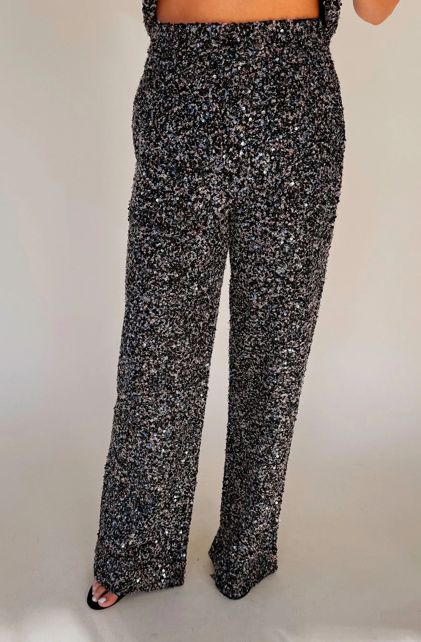 SEEING STARS TWEED BOUCLE SEQUIN PANTS