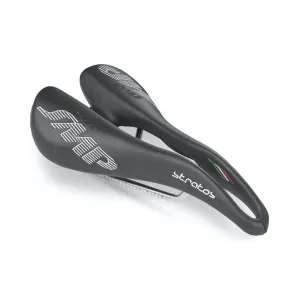 Selle SMP Stratos Saddle - CroMo Rails - Black