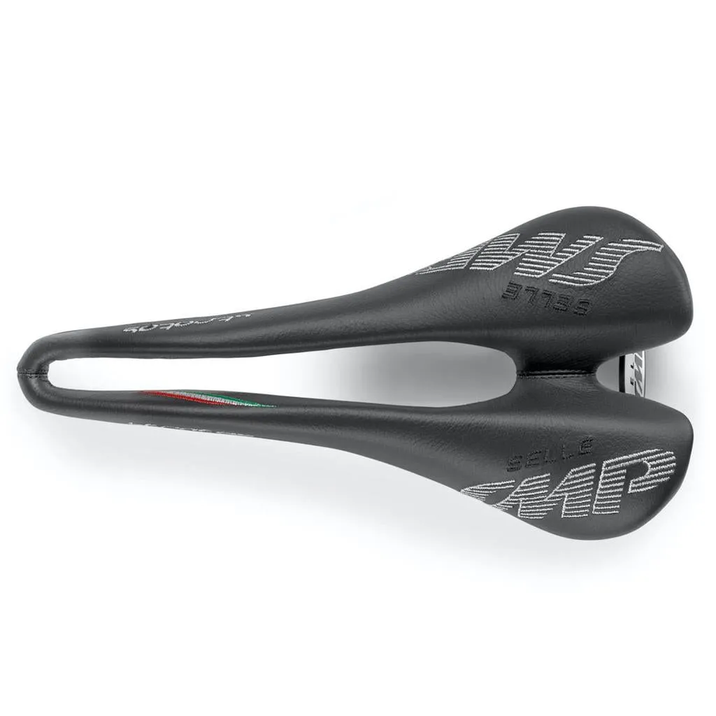 Selle SMP Stratos Saddle - CroMo Rails - Black
