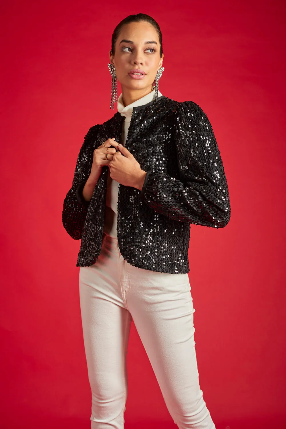 Sequin Bolero Jacket