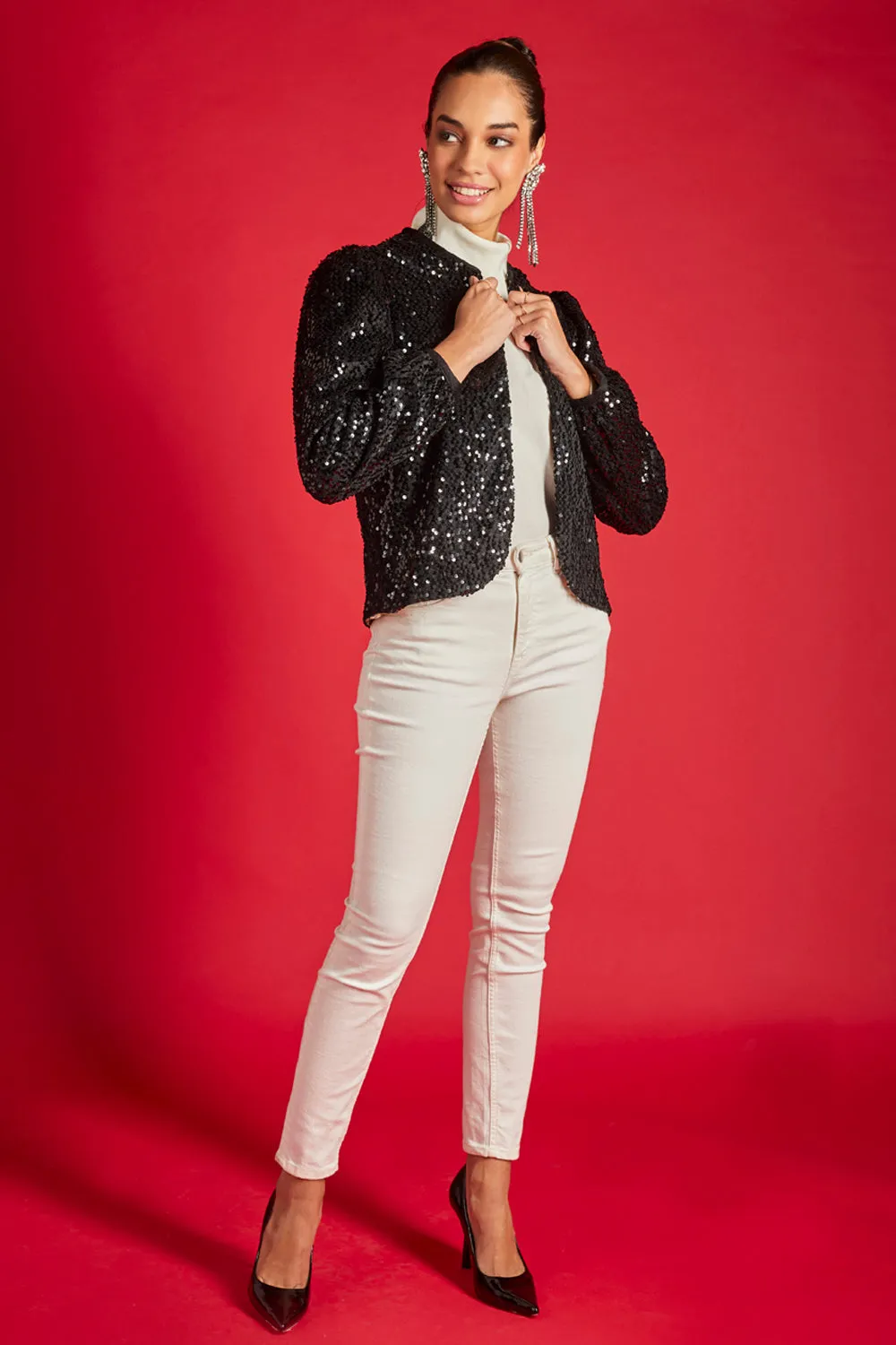 Sequin Bolero Jacket
