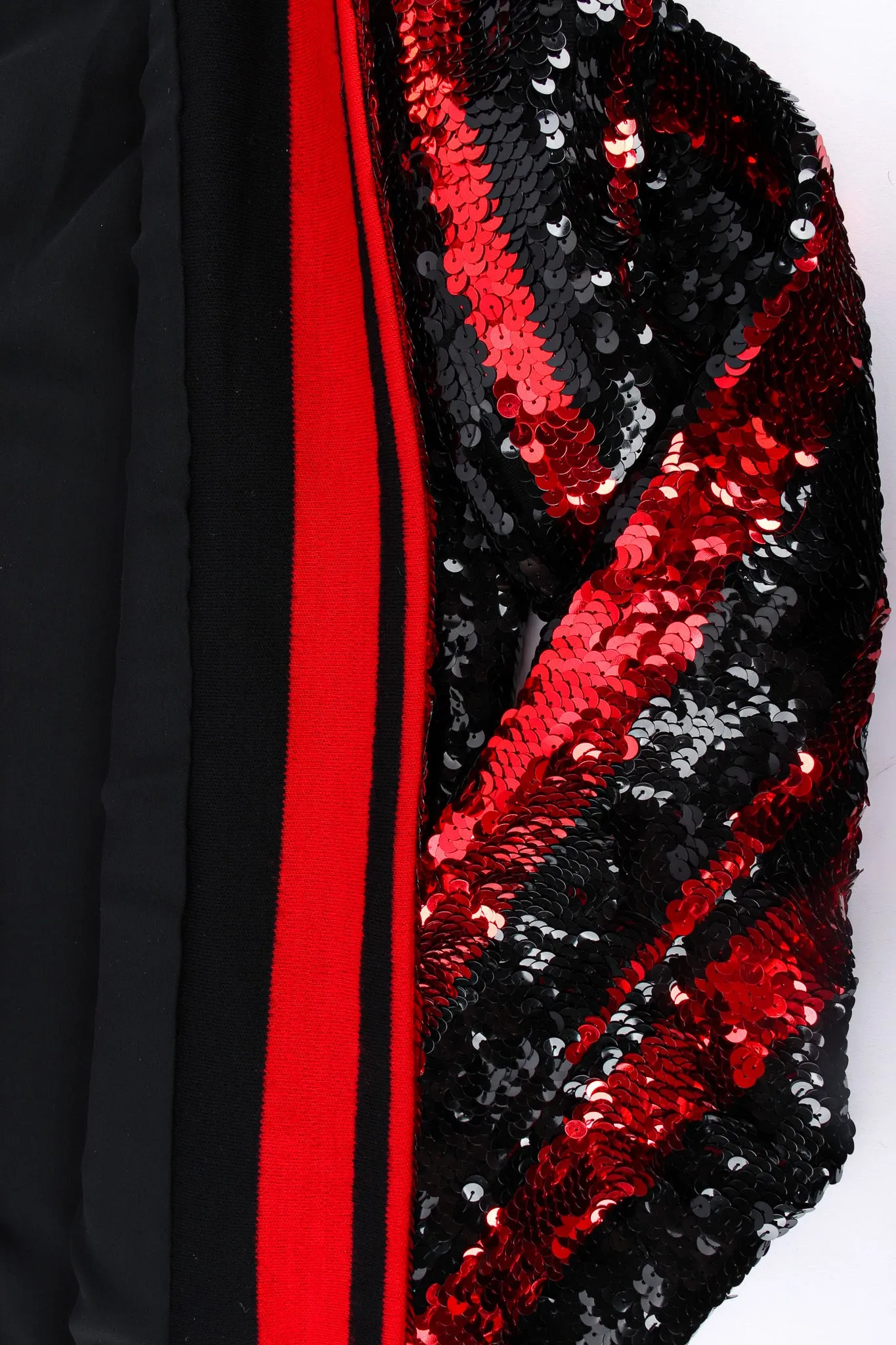 Sequin Stripe Jacket & Skirt Set