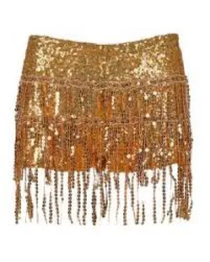 Sequin Tassell Hot Pants