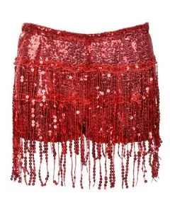 Sequin Tassell Hot Pants