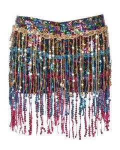 Sequin Tassell Hot Pants