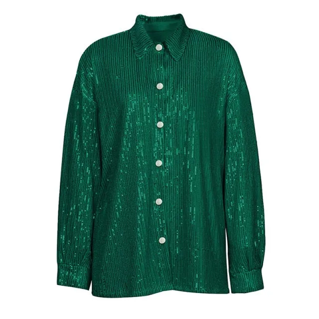 Sequin Three-Piece Pantsuit