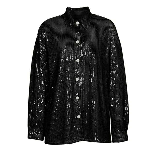 Sequin Three-Piece Pantsuit