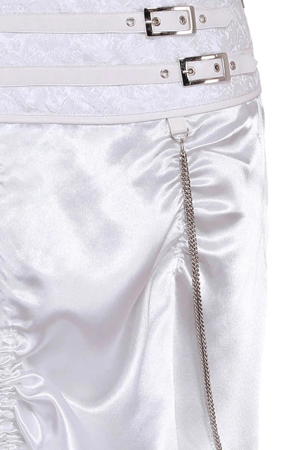 Sheridan White Bustle Skirt