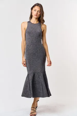 SHIMMER MIDI DRESS
