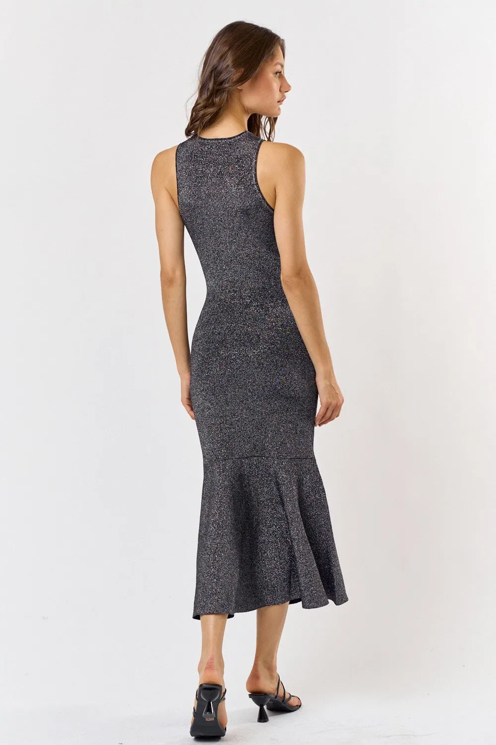 SHIMMER MIDI DRESS